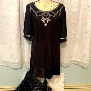 Yoana Baraschi | Black and Silver Dress | size small